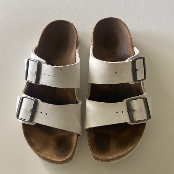 Womens Birkenstocks white - Picture 3 of 3